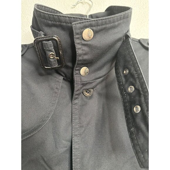 Jack Jones Women's Black Gardner Trench Jacket Size 175/96A US XL - Picture 3 of 16